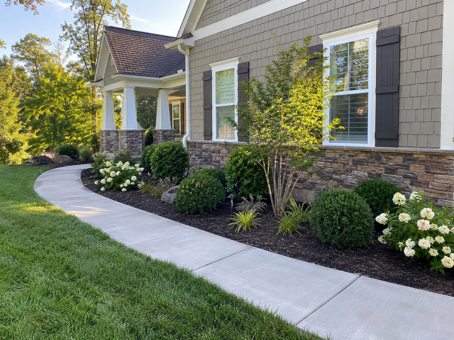Planting and landscaping