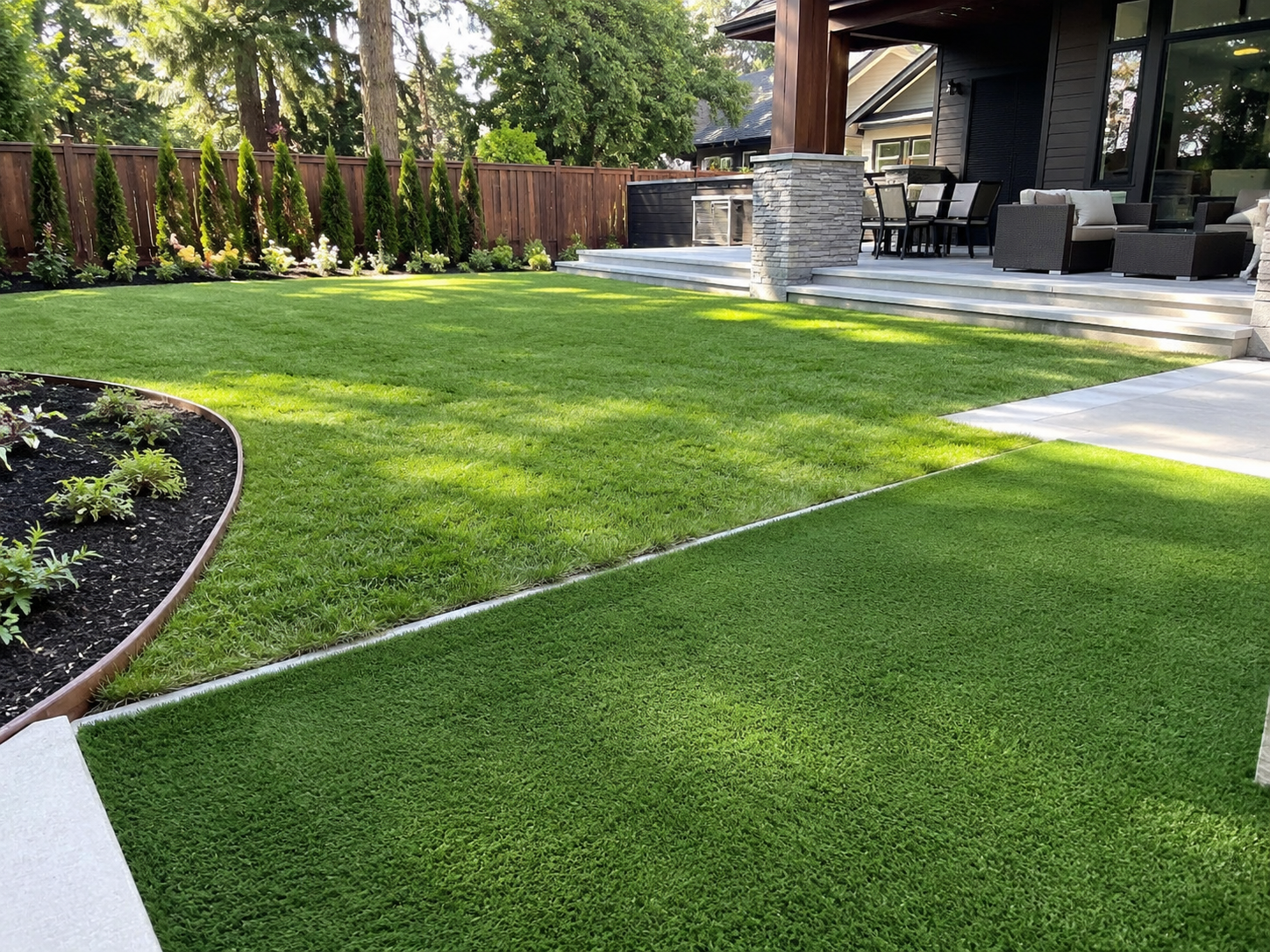 Artificial grass or natural grass