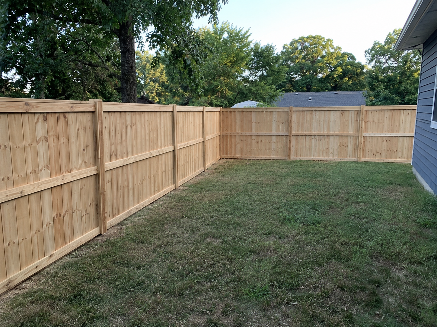 Fence installation
